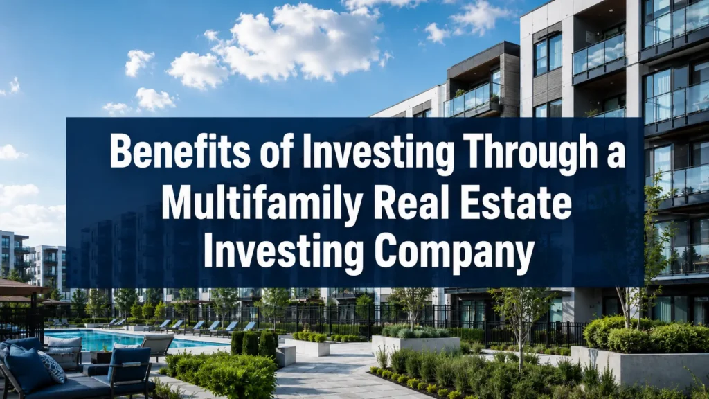 Benefits of Investing Through a Multifamily Real Estate Investing Company
